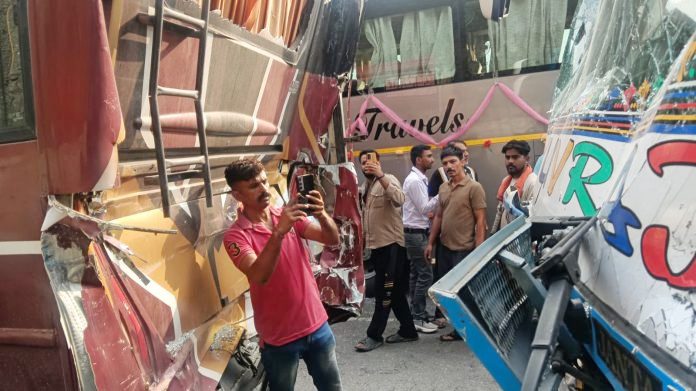 36 Amarnath Pilgrims Injured as Five Buses Collide in Ramban