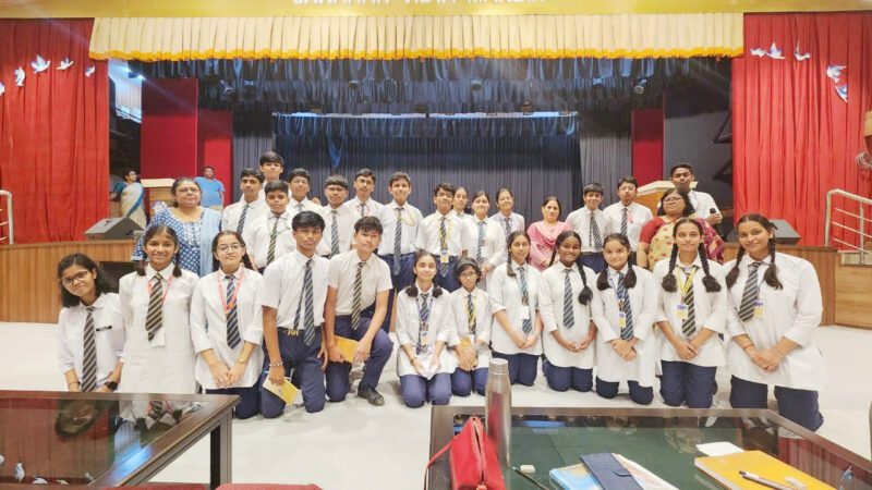 Students Shine in Inter-House Debate and Sanskrit Contest at JVM Shyamali