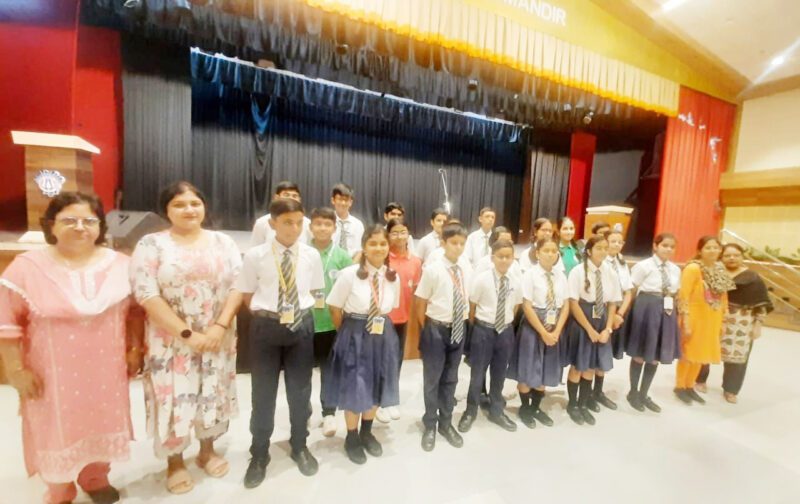 Students Shine in Inter-House Debate and Sanskrit Contest at JVM Shyamali