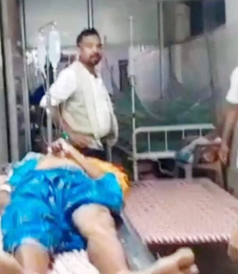 No Bed in Emergency, Zila Parishad Member Brings Cot to Hospital