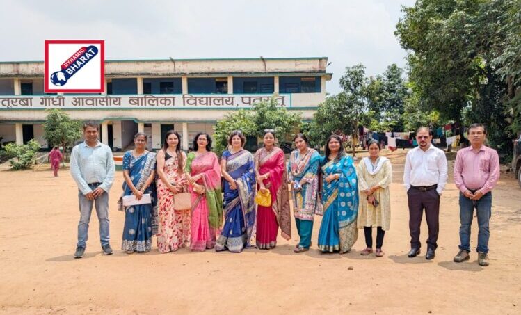Eye Check-up Camp Organized at KGBV, Patratu by Swarnrekha Mahila Samiti and PVUNL