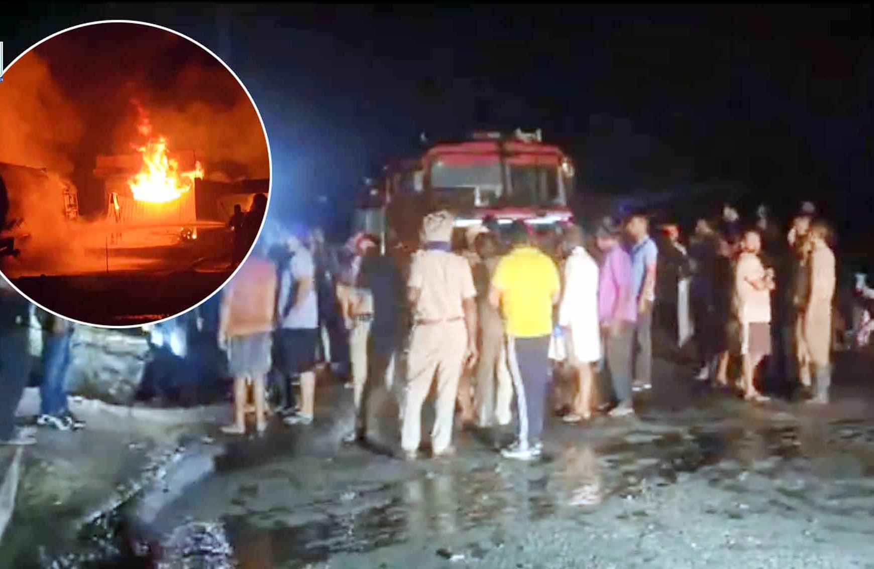LPG Tanker Explosion in Punjab Village: 2 Dead, 30 Injured as Fire Engulfs Shops and Homes