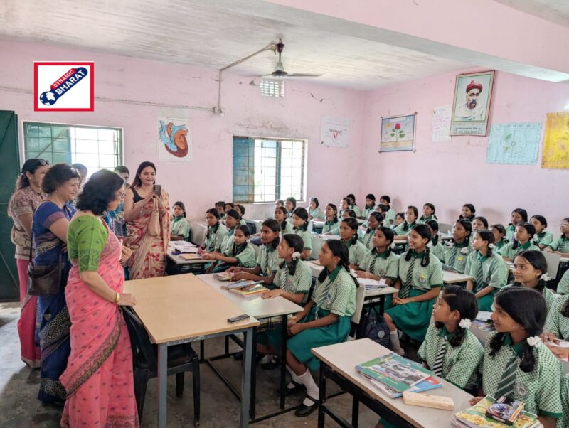 Eye Check-up Camp Organized at KGBV, Patratu by Swarnrekha Mahila Samiti and PVUNL