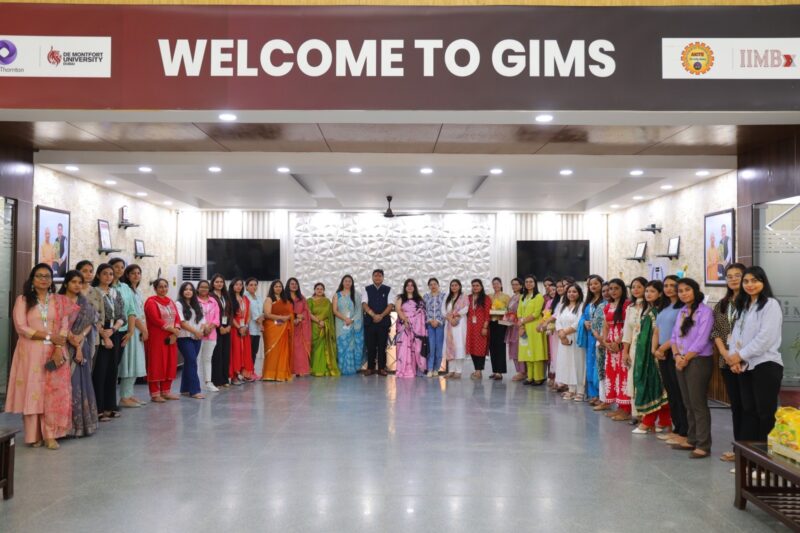 GIMS Women Celebrate Raksha Bandhan by Tying Rakhis to CEO in Greater Noida