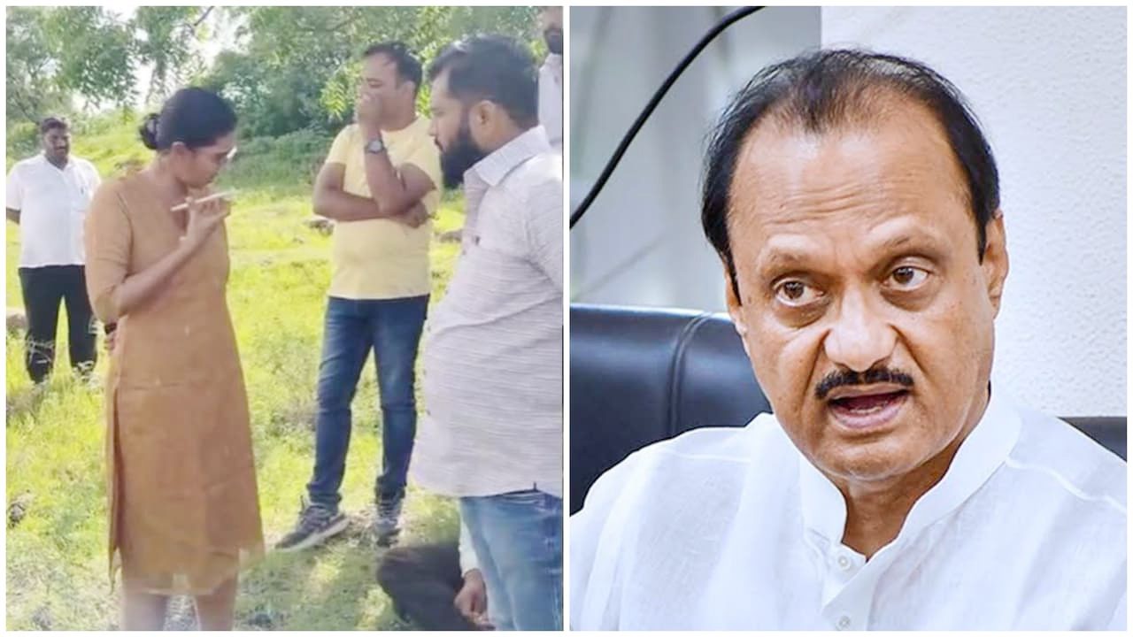 Ajit Pawar Caught on Video Allegedly Threatening Woman IPS Officer