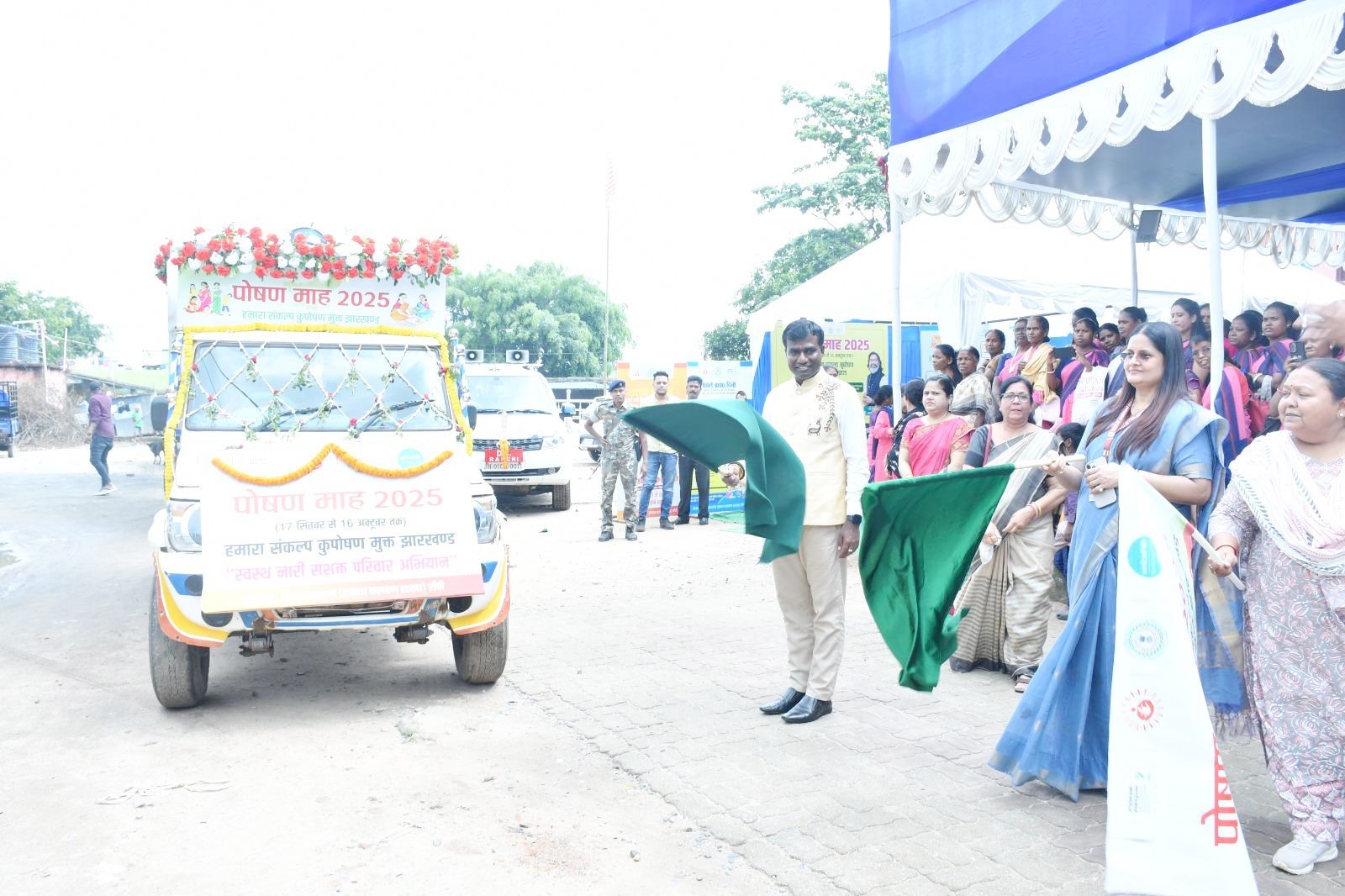 Ranchi DC Launches Model Anganwadi Centre, Inaugurates ‘Poshan Maah 2025’