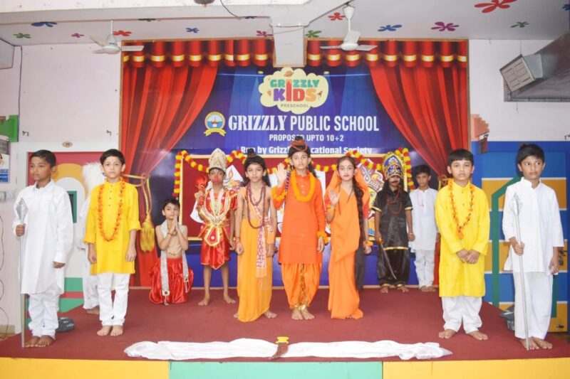 Dussehra Celebrated with Great Enthusiasm at Grizzly Public School