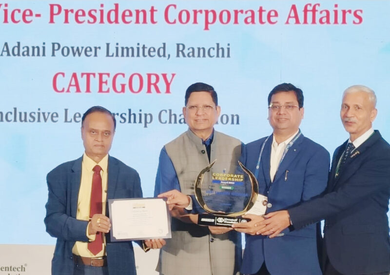 Adani Power’s Sanjeev Shekhar Honoured with Inclusive Leadership Champion Award by Greentech Foundation