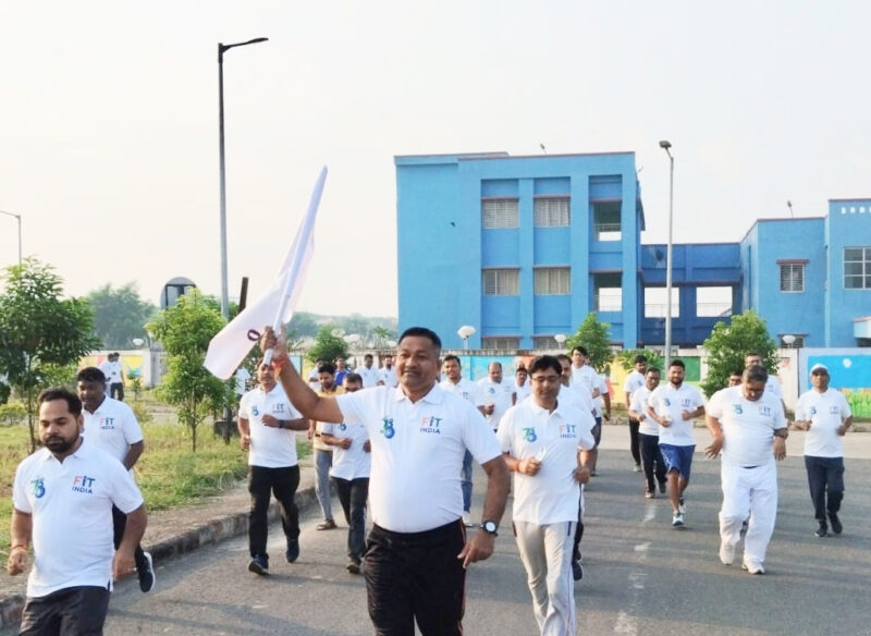 Observance of Fit India Swachhata Freedom Run 6.0 – “Swachh Bharat, Swasth Bharat” at DVC KTPS