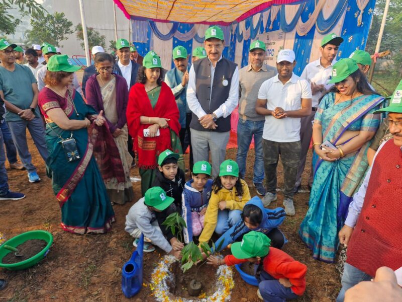 PVUNL Celebrates NTPC’s 51st Foundation Day with Tree Plantation and Flag Hoisting Ceremony