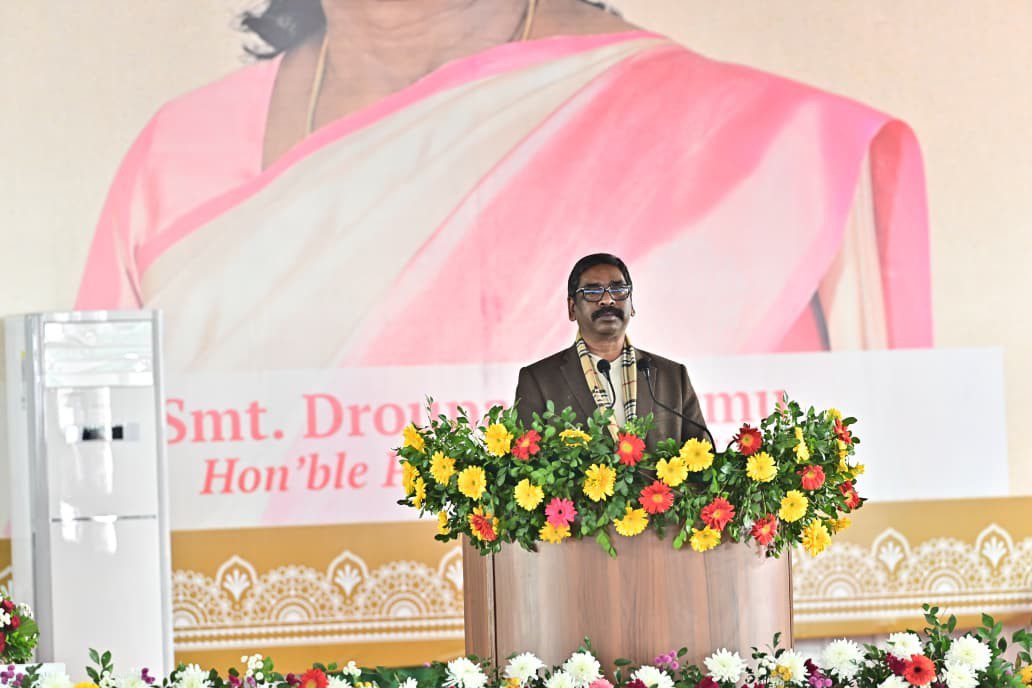 CM Hemant Soren Pledges Commitment to Tribal Language and Culture