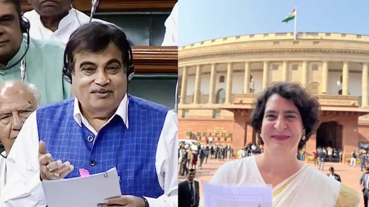Priyanka Gandhi Seeks Appointment From Nitin Gadkari in Lok Sabha