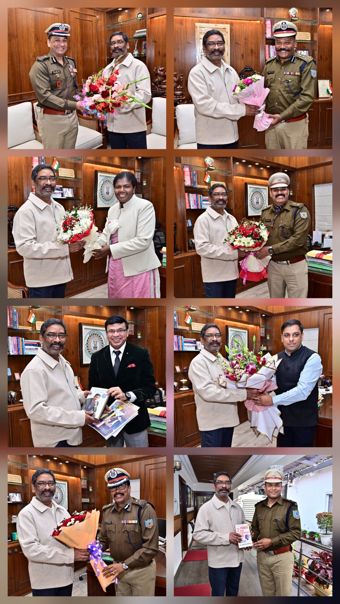 Chief Minister Hemant Soren Meets Officials and Police Officers, Extends New Year Greetings