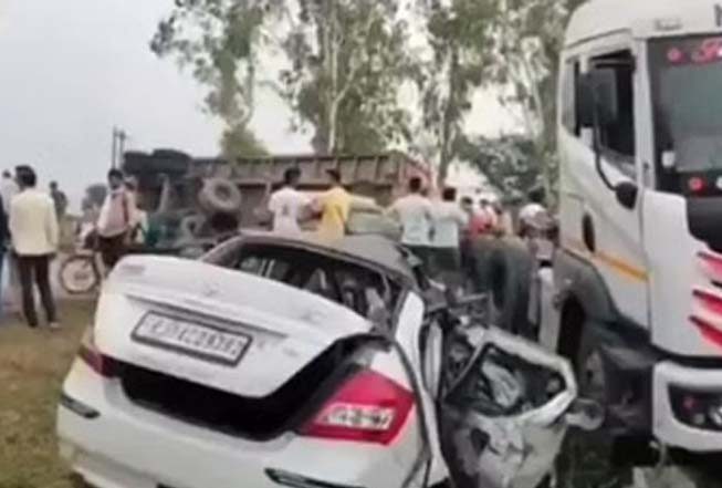 Dausa Road Tragedy: Speeding Car Hits Trailer, 6 Friends Killed