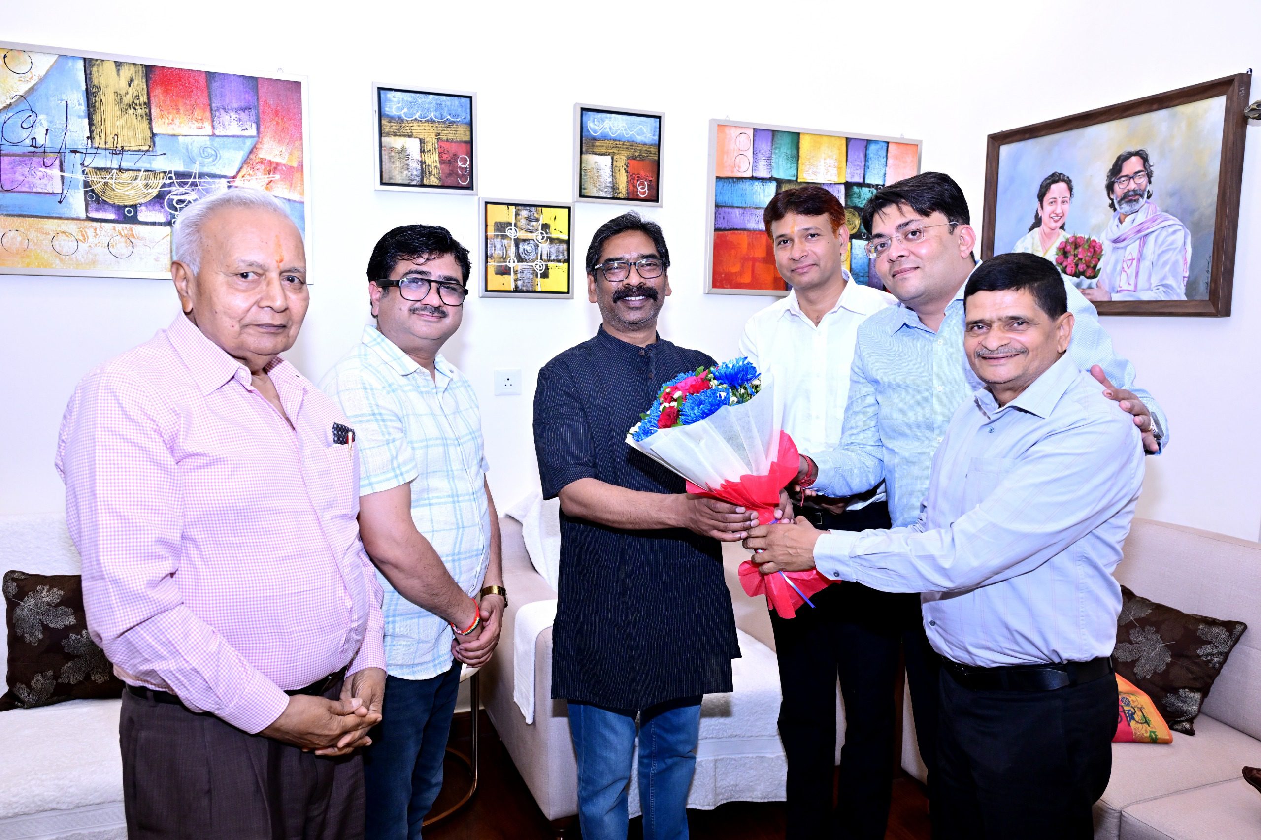 CM Hemant Soren Meets BAU VC and Jain Community Delegation in Ranchi