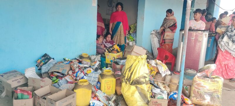 Medininagar: Cigarette Refusal Sparks Arson, Grocery Shop Burnt; Loss in Lakhs