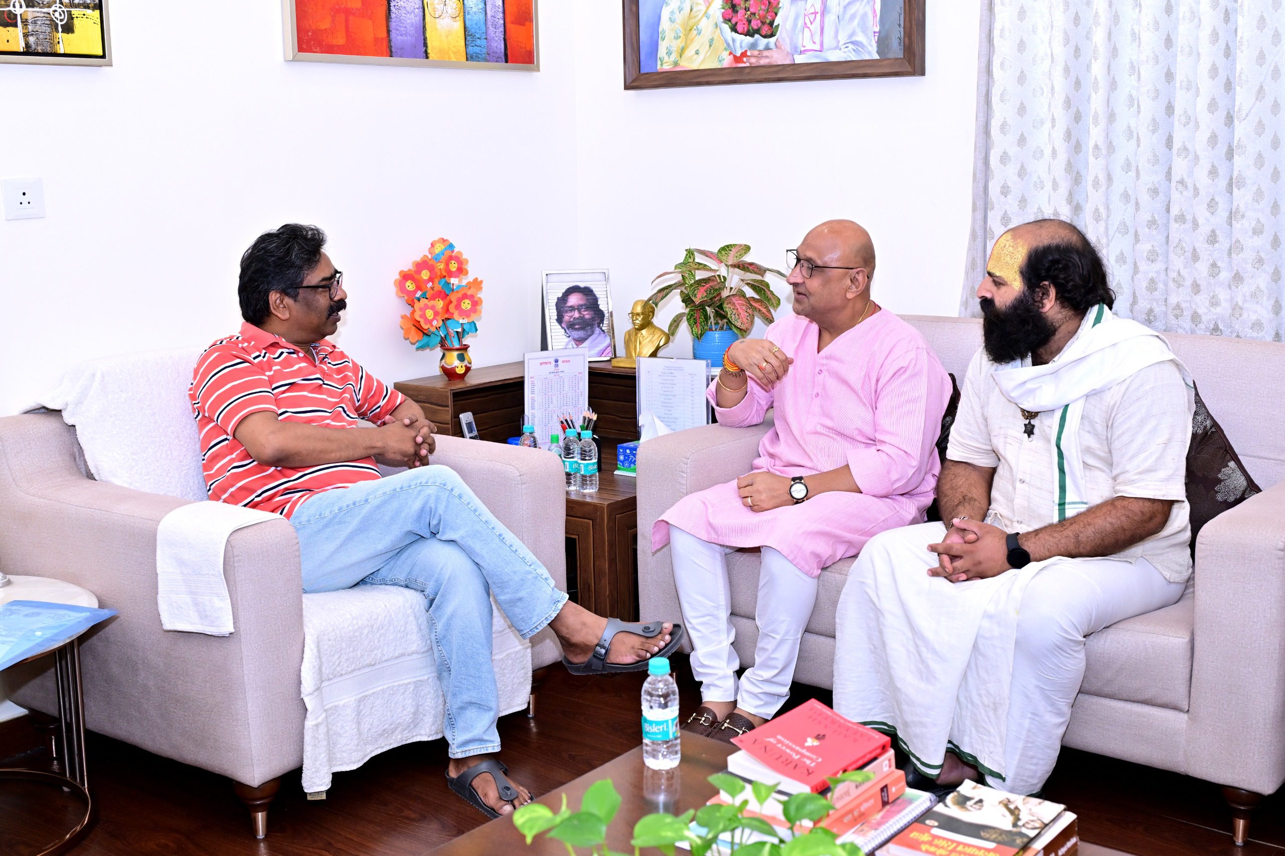 Preparations underway to give grand facelift to Shri Ram–Janaki Tapovan Temple; CM Hemant Soren assures full support