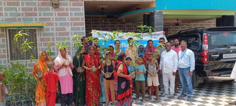 NTPC North Karanpura Distributes Jute Bags and Fruit-Bearing Saplings in Project-Affected Villages