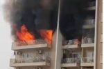 Noida: Massive Fire Breaks Out in 12th-Floor Apartment After AC Blast, Panic Grips Housing Society