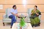 Union Minister Annapurna Devi Meets Jharkhand Chief Minister Hemant Soren at State Secretariat