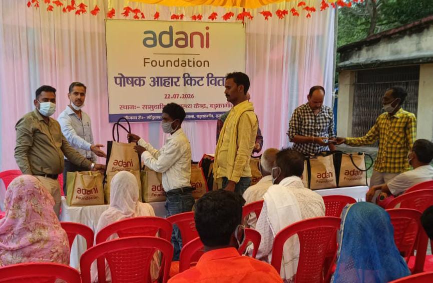 Adani Foundation Distributes Nutrition Kits to 80 TB Patients in Hazaribagh