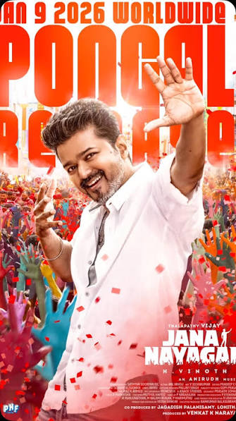 Vijay’s Final Film ‘Jana Nayagan’ Released, Massive Crowds Throng Theatres