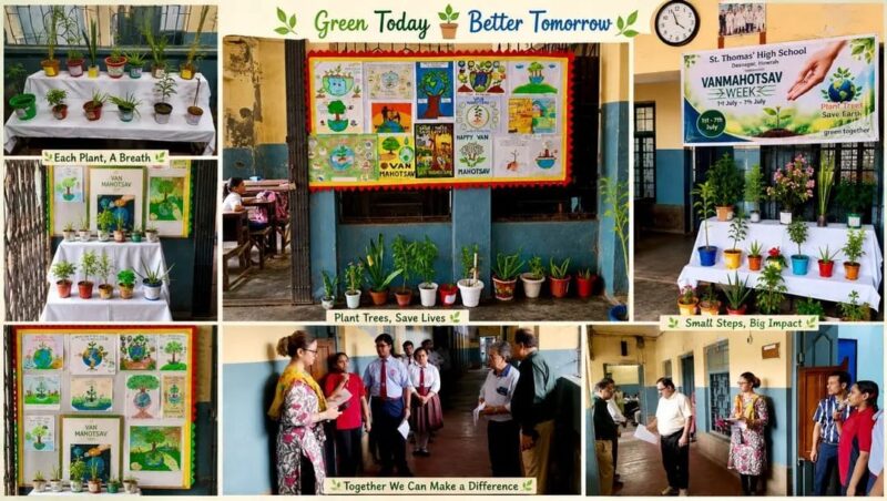 Van Mahotsav Celebrated with Enthusiasm at St. Thomas School, Dasnagar