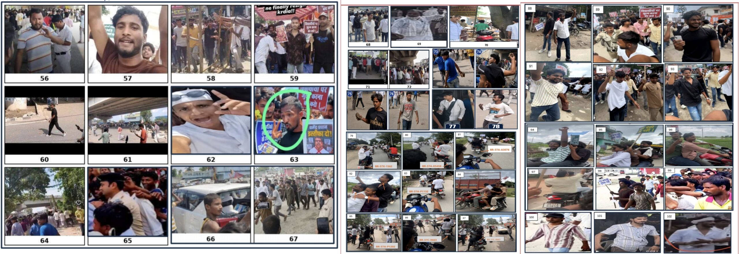 Bahadurganj Violence: 22 Arrested, Photos of 102 Suspected Rioters Released