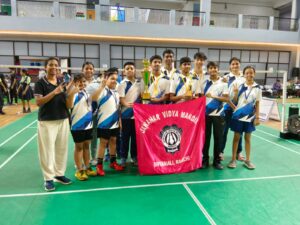 JVM Shyamali Shuttlers Shine at CBSE Cluster-III Badminton Championship; U-17 Boys Win Gold, Samwith Ramesh Named Best Player of the Tournament