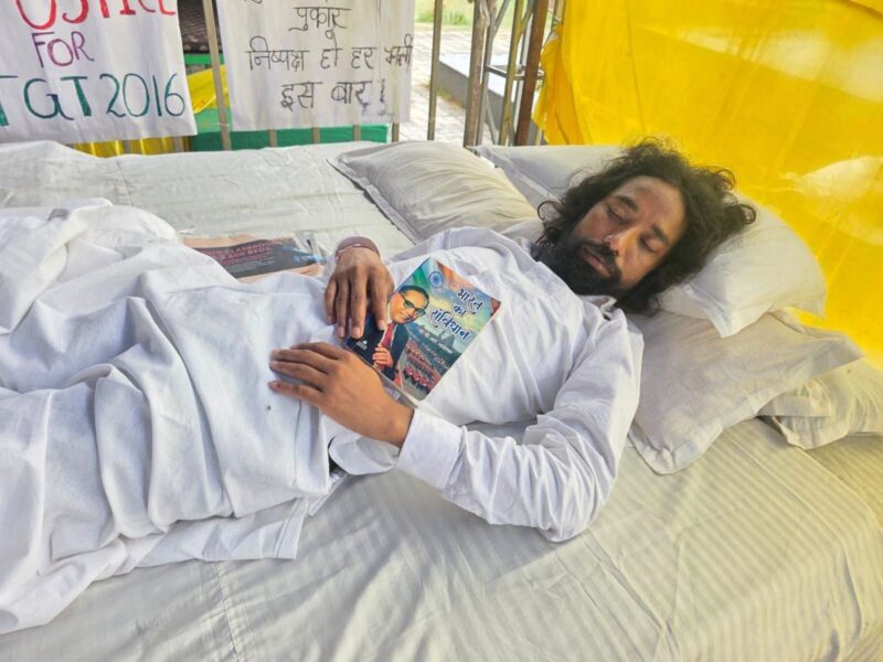 Hunger Strike Enters Second Day as Protest Against JPSC, JSSC Exam Irregularities Continues