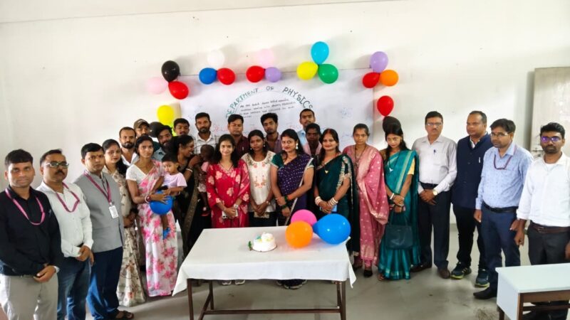 Radha Govind University Physics Department Hosts Freshers' Welcome and Farewell Ceremony