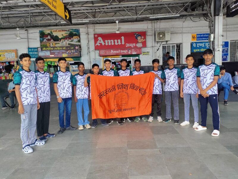 SSVM Dhurwa Under-14 Kabaddi Team Leaves for CBSE Cluster Competition in Dhanbad