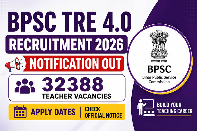 32,388 Bihar Teacher Jobs in TRE 4.0, Registration Starts September 1