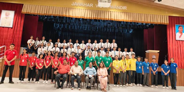 JVM Shyamali Students Shine in Classical and Light Music Singing Competition