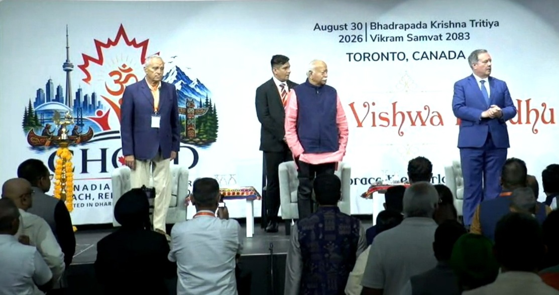 Mohan Bhagwat in Canada: ‘When Hindus Awaken, the World Awakens’