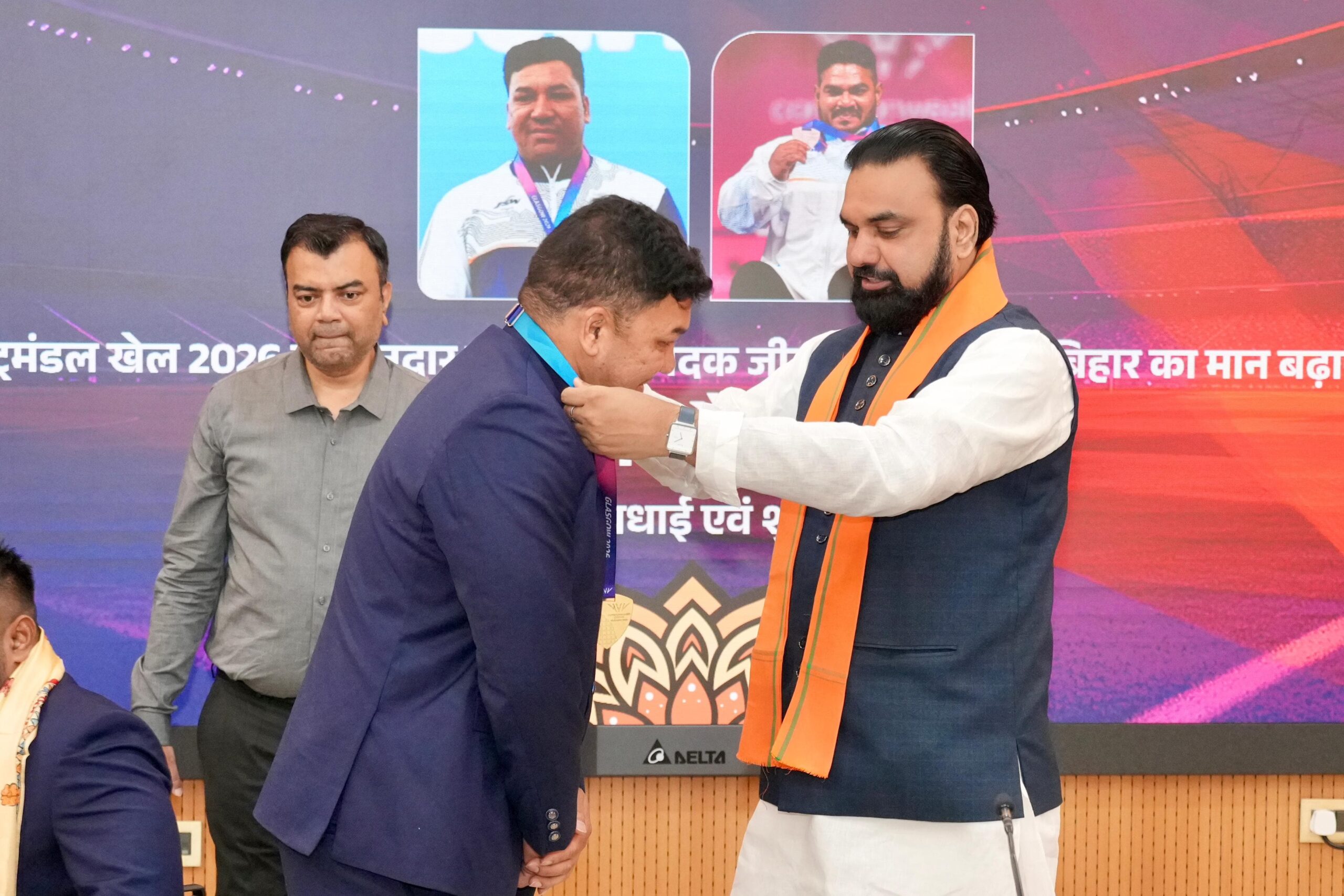 Samrat Choudhary Honours Bihar Para Athletes on National Sports Day