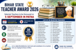 Bihar Teacher Award 2026: 38 Teachers to Be Felicitated in Patna