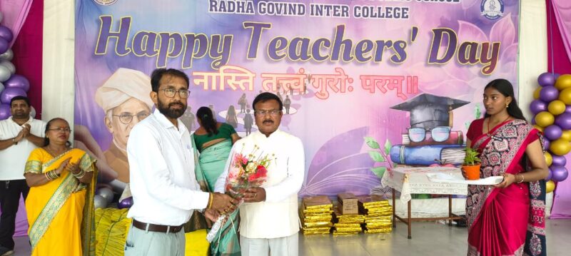 Teachers’ Day Celebrated with Enthusiasm at Radha Govind Public School
