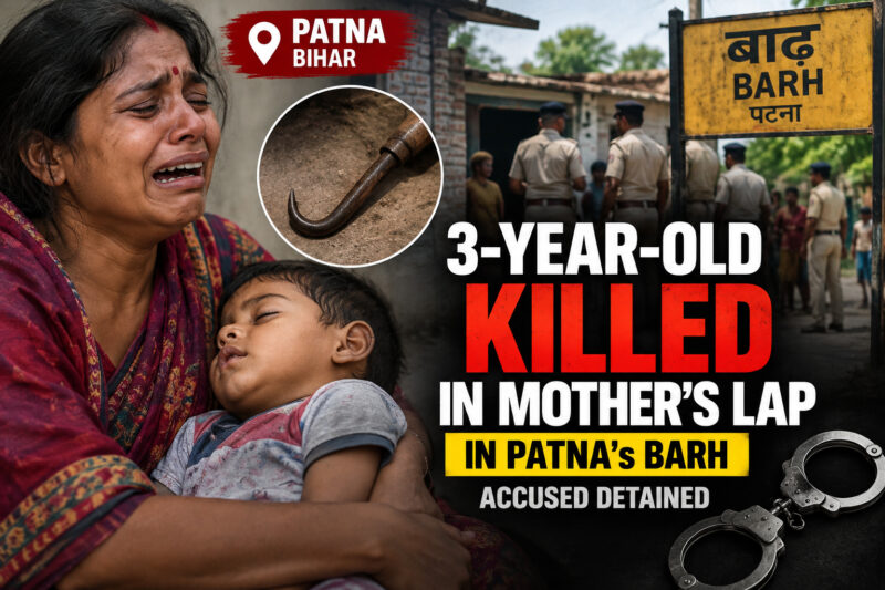 3-Year-Old Killed in Mother’s Lap in Patna’s Barh, Accused Detained