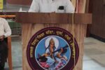 Gorakhnath Mishra Paid Tribute at Saraswati Shishu Vidya Mandir