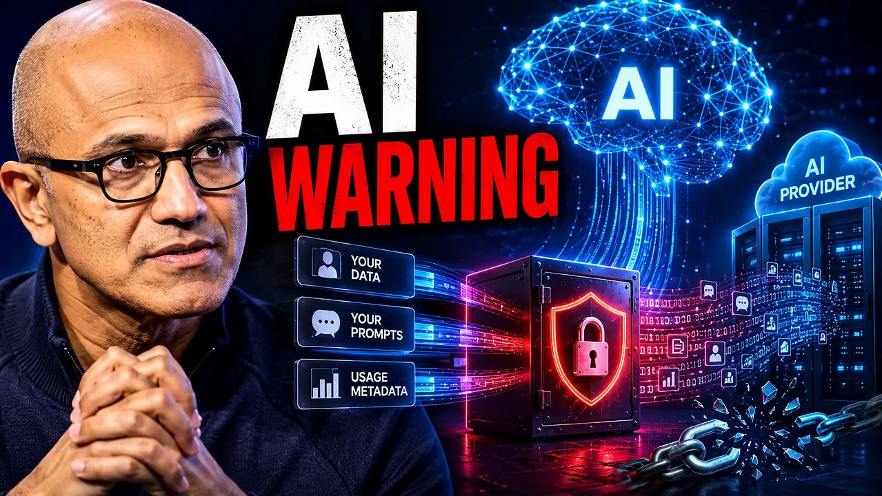 Microsoft CEO Satya Nadella Wants an Emergency Brake for AI