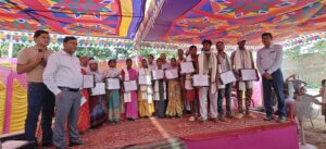 68 Tribal Families Receive New Homes on First Day of Navratri in Pirpainti