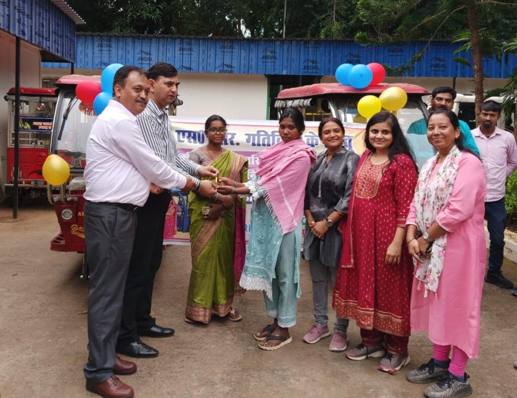 Adani Foundation provides e-rickshaws to two women to promote self-employment