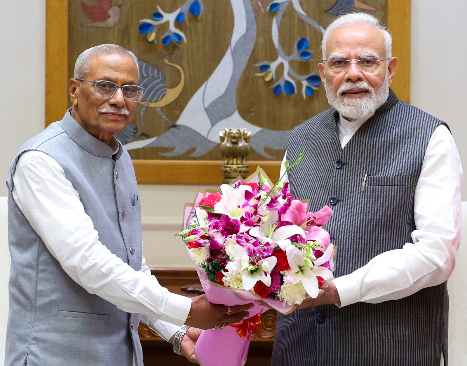 PM Modi Meets Uttarakhand Governor Dhal Singh Bisen in Delhi