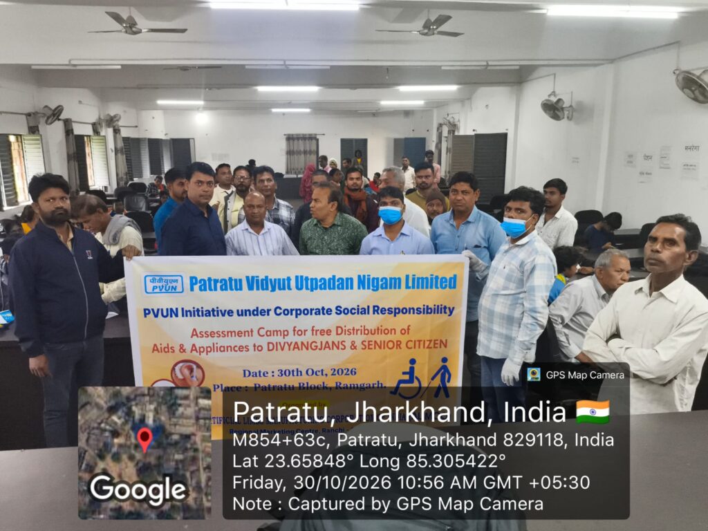 ALIMCO Supports Free Assistive Equipment Camp in Patratu Block