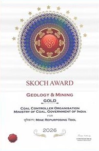 Government's Suvikalp Initiative Honoured for Sustainable Use of Closed Coal Mines