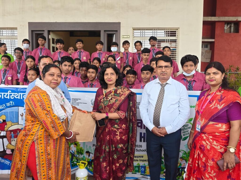 ESL Steel Organises Cleanup and Plantation Drive at DY Patil School